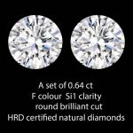 matching-set-f-colour-si1-brilliant-cut-natural-loose-diamonds-for-sale-hrd-certified-gia-natural-0-64-ct-diamonds