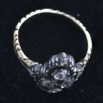 14-k-gold-silver-dutch-antique-rose-cut-diamond-cluster-ring