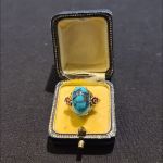 red-yellow-gold-ring-cabochon-cut-turquoise-of-approximately-9-rubies-marinus-zwollo-1903-1983-amsterdam