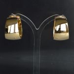 18-carat-gold-yellow-huggie-hinged-hoop-earrings-creoles-big-vintage