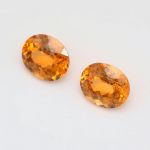 mandarin-garnet-earrings-spessertine-pair-360-carat-unset-oval-loose-gems-certified-loupe-clean