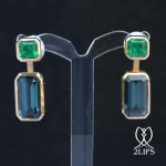 18k-gold-indicolite-colombian-emerald-2lips-earrings-earpendants-dutch-design-david-aardewerk