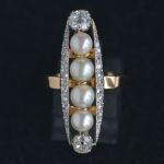 platinum-gold-large-antique-victorian-belle-epoque-old-cut-diamond-pearl-ring