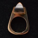 1980s-vintage-danish-gold-modern-design-ring-smoky-quatz