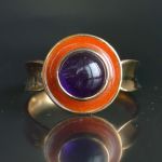 18k-gold-amethyst-halo-ring-finnish-orange-epoxy-resin