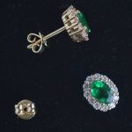 lady-di-emerald-diamond-cluster-entourage-earrings