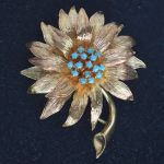 18-carat-gold-and-cabochon-cut-turquoise-brooch-1960