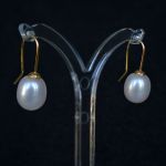 10-x-10-x-12-mm-white-fresh-water-pearl-yellow-gold-silver-pendant-earring-hooks