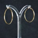 yellow-gold-huggie-hoop-earrings-3-cm