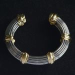 vintage-1980s-steel-18k-gold-bracelet