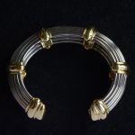 vintage-1980s-steel-18k-gold-bracelet
