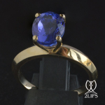 18k-gold-stackable-2lips-ring-3-ct-tanzanite-dutch-design-david-aardewerk
