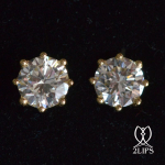 2-ct-natural-diamond-brilliant-earstuds-designer-dutch-architect-david-aardewerk-jewelry-designer