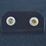 diamond-round-halo-candy-cluster-stud-earrings-yellow-sapphires-kimberly-certified-natural-diamonds