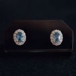 entourage-earrings-white-gold-oval-sapphire-round-conflict-free-diamonds-cluster-stud-earings