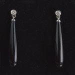 18k-whitepink-gold-onyx-gia-diamond-pendant-earrings