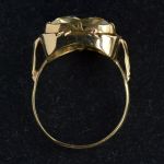 14-karat-yellow-gold-1940s-statement-ring-11-ct-citrine