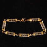 nautical-bracelet-fred-paris-force-10-gold-steel