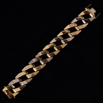 yellow-and-white-gold-curb-link-bracelet