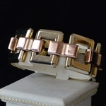 vintage-1940-pink-yellow-gold-retro-bracelet