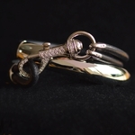18k-gold-leather-diamond-fashion-forward-bracelet-oromalia-salvatore-barberi
