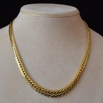 solid-yellow-gold-curb-link-necklace