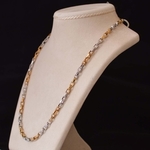 bi-colour-gold-cable-chain-necklace