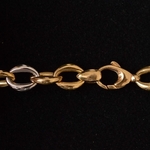 bi-colour-gold-cable-chain-necklace