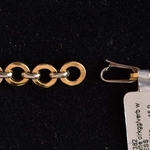 white-yellow-gold-rolo-link-necklace