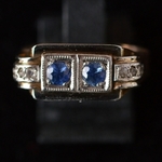 1940-s-pink-gold-platinum-retro-ring-natural-sapphires