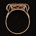 1940-s-pink-gold-platinum-retro-ring-natural-sapphires