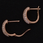 pink-gold-pave-set-diamond-creole-ear-studs