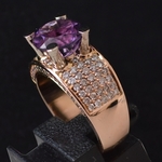 18k-pink-gold-diamond-amethist-gianfranco-bigli-ring