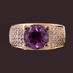 18k-pink-gold-diamond-amethist-gianfranco-bigli-ring