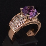 18k-pink-gold-diamond-amethist-gianfranco-bigli-ring