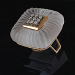 radiant-carved-frosted-rock-crystal-diamond-gold-ring