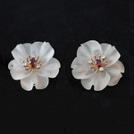 carved-rock-crystal-diamond-ruby-gold-flower-earrings-earclips