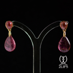 18k-gold-2lips-colours-tourmaline-rubellite-earrings-design-david-aardewerk